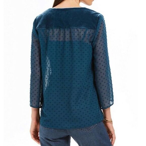 Style & Co. Eyelet Blouse - Picture 7 of 8